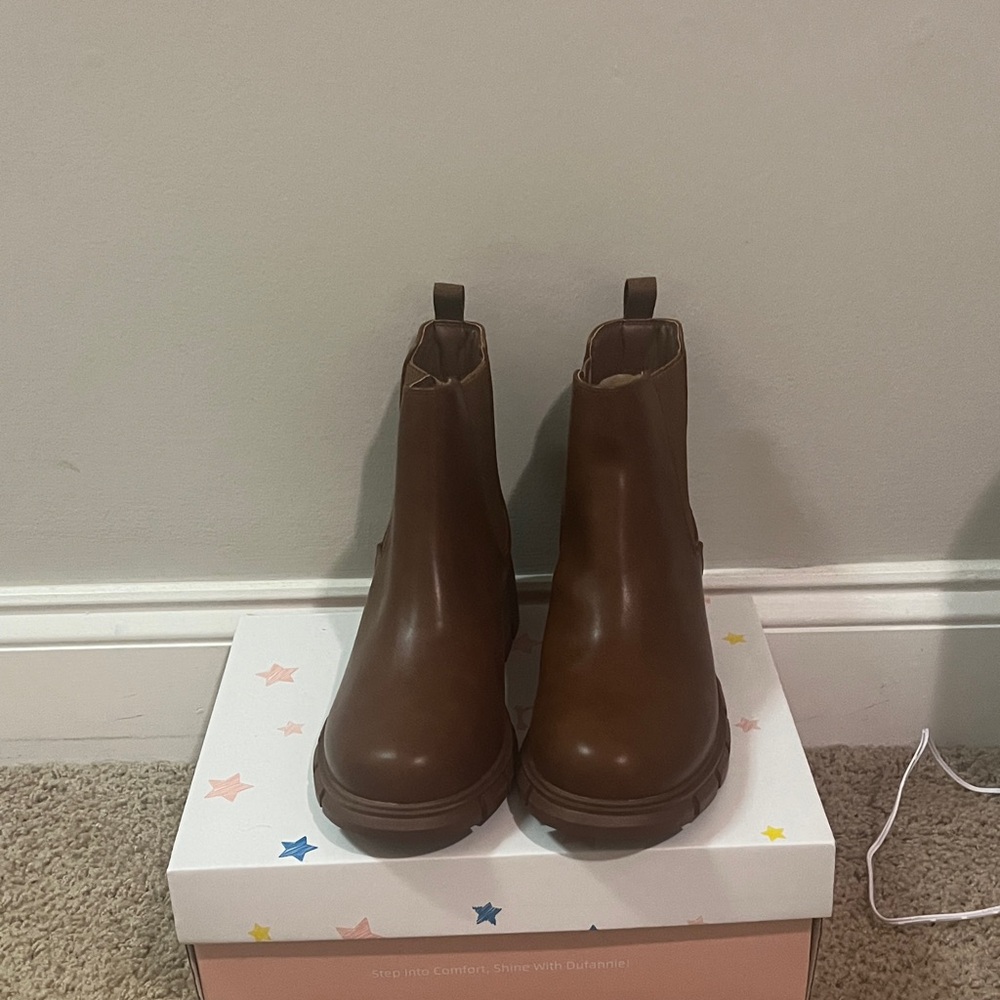 Classic Brown Kids Boots